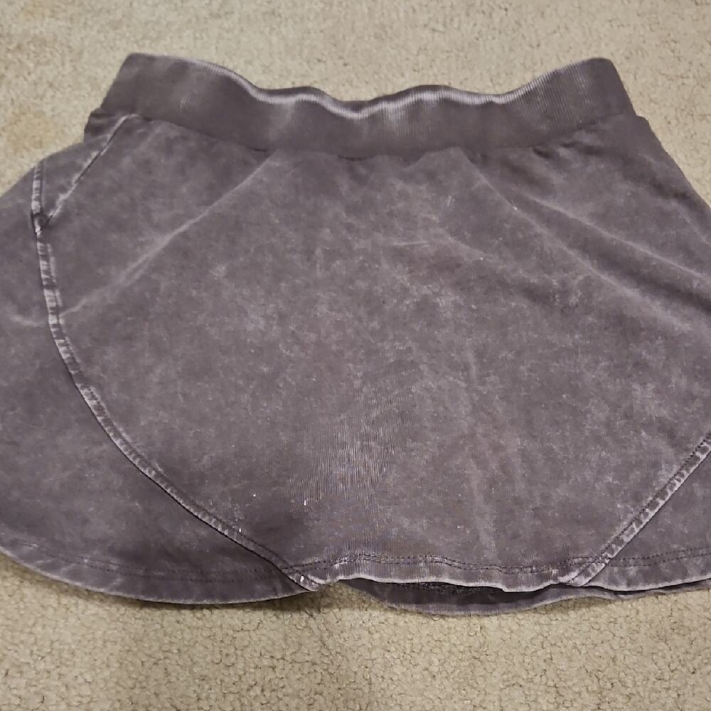 Kimberly C Flared Circle Skort – Grey, Small